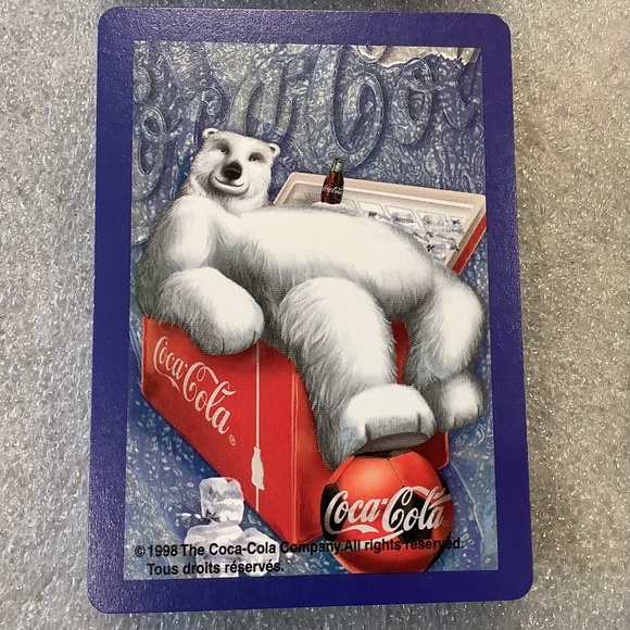 Vintage Coca Cola Polar Bear 1998 Playing Cards - Picture 1 of 7